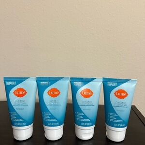 Lume Acidified Body Wash Unscented 1.5oz 44ml 6oz Total Travel Mini Size Lot 4